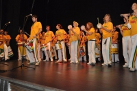 La Banda Berimbau, che ha intrattenuto il pubblico nella serata conclusiva del Festival